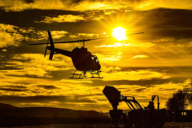 Dry Speading Helicopter Ohio